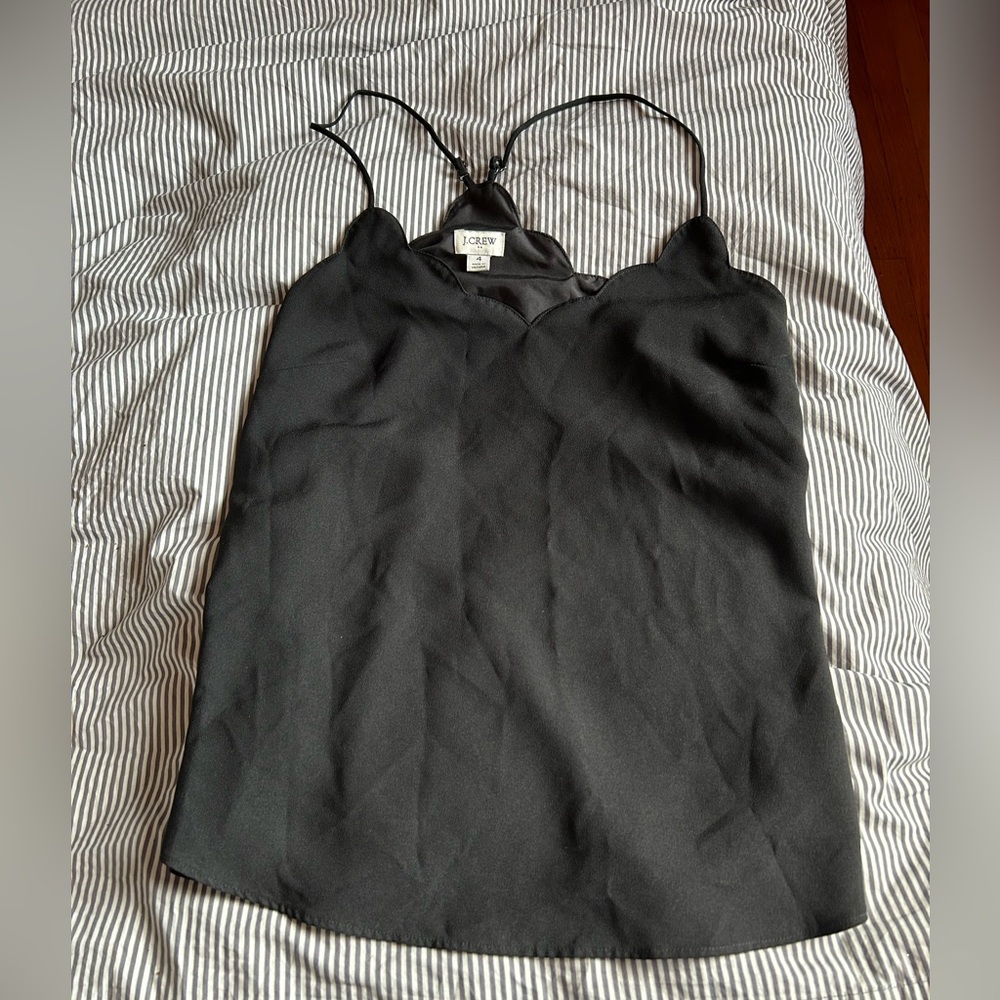 J crew factory scalloped tank